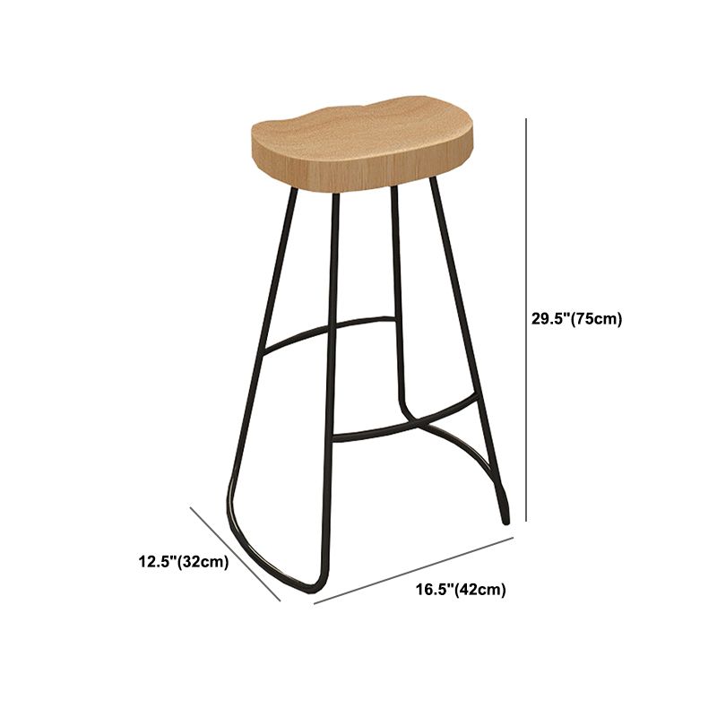 Rectangular Solid Wood Bar Table Set 1/5 Pieces Counter Table with Backless Stools