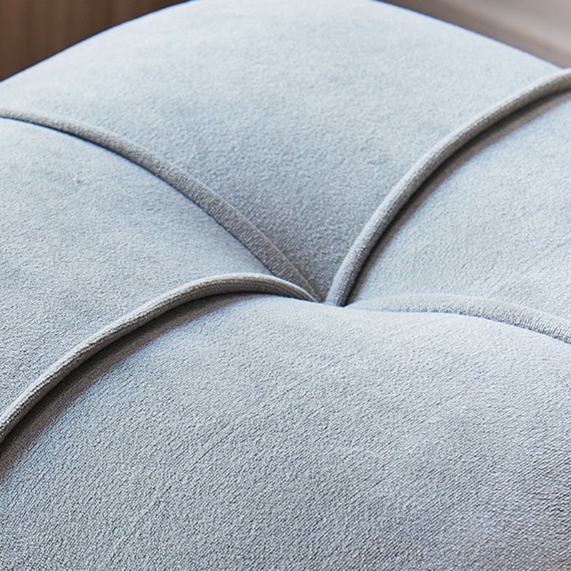 Color Block Fabric Standard Stool Modern Simple Upholstered Ottoman
