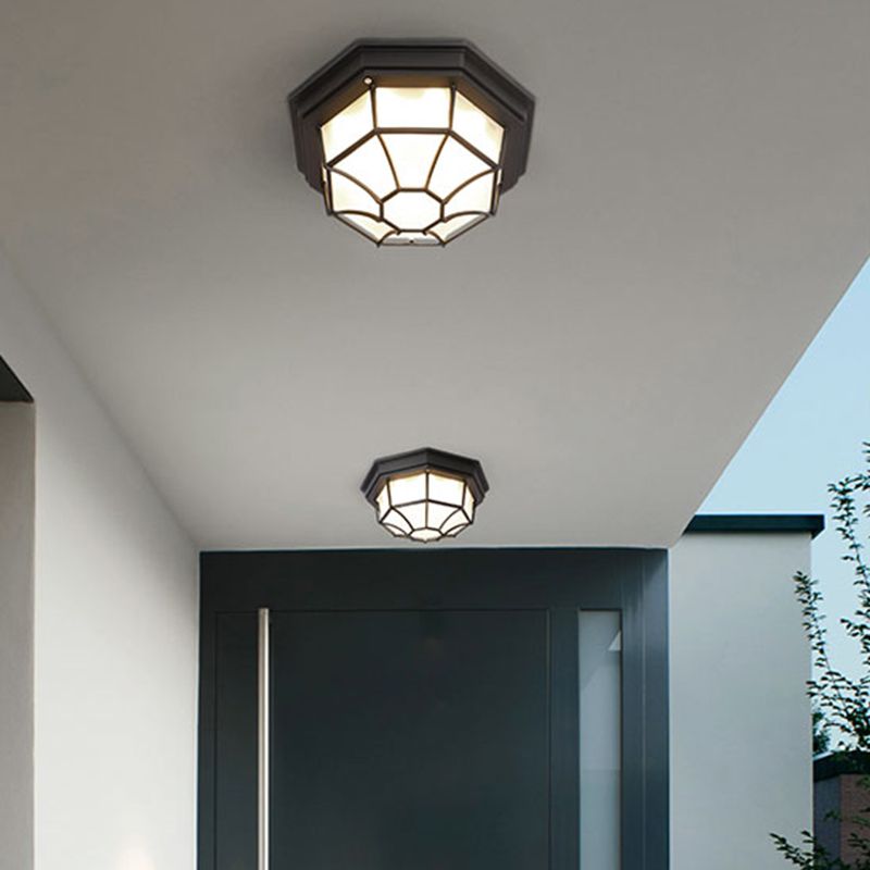 Plafonnier étanche de Style traditionnel, luminaire de plafond étanche pour balcon et cour