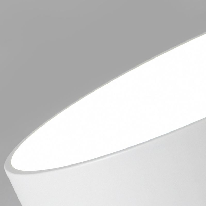 Round Flush Mount Ceiling Lamp Fixture Minimalist-Style LED Metal Ceiling Mount Lighting
