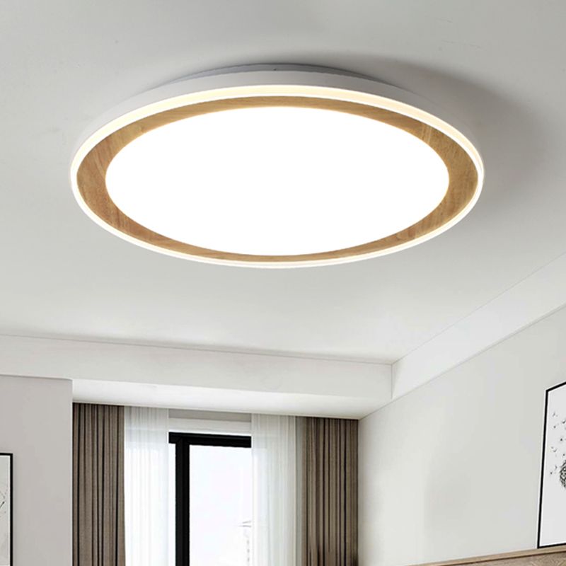 Moderne witte LED-inbouwplafondlamp Eenvoudige stijl acrylplafondlamp voor studeerkamerkeuken
