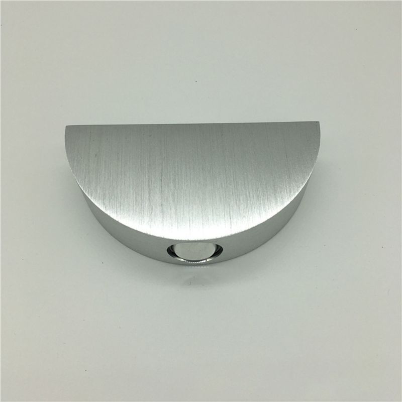 Zilveren halfcirkel wandlichtkit Minimalistische aluminium LED SCONCE-verlichting in blauw/rood/multi-gekleurd licht