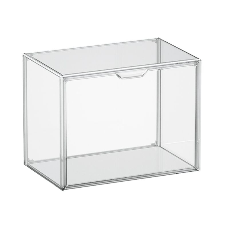 Modern Style Bookshelf Stackable Plastic Bookcase for Home Office