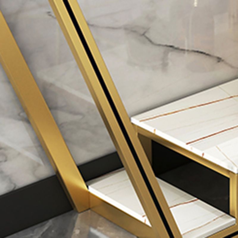 Modern Rectangle Bar Height Table Stone Bar Dining Table for Living Room