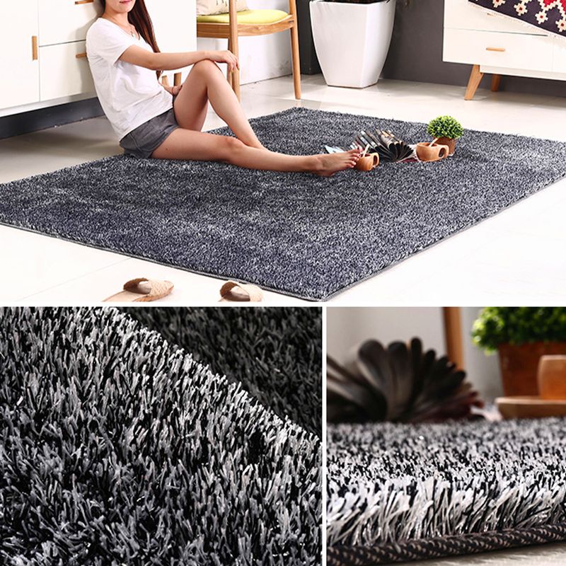 Moderner Wohnzimmer Teppich rein Farbe Rotes Bereich Teppich Polyester Nicht-Rutsch-Backing Teppich