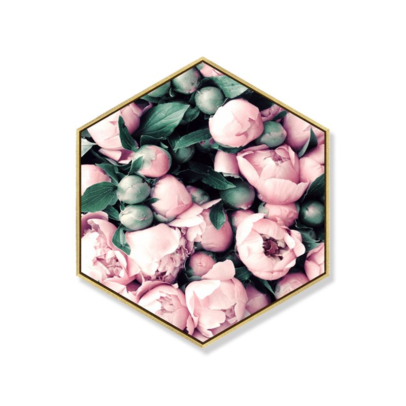 Fotodruck, Rosenblüten-Leinwand, helle Farbe, skandinavische Wanddekoration für Wohnzimmer