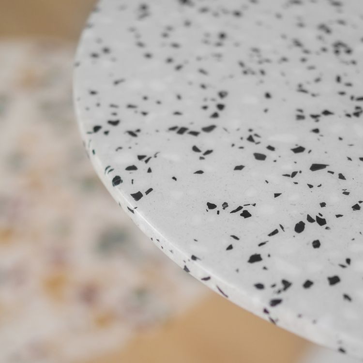 Industrial Style Bar Table Stone Pedestal Base Bar Dining Table for Indoor