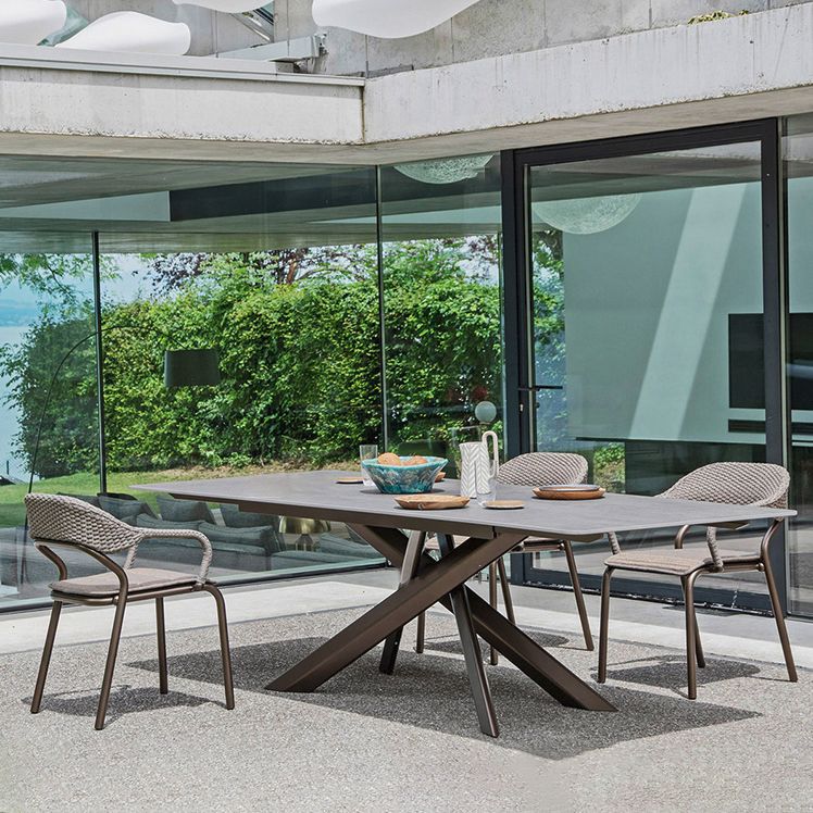 Boho 1/5 Pieces Patio Dining Table Set Rectangular Dining Set