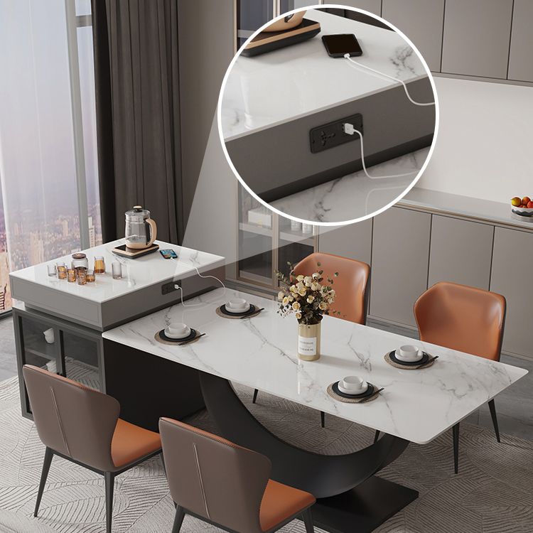 Rectangle Dining Room Table Contemporary Dinner Room Kitchen Table