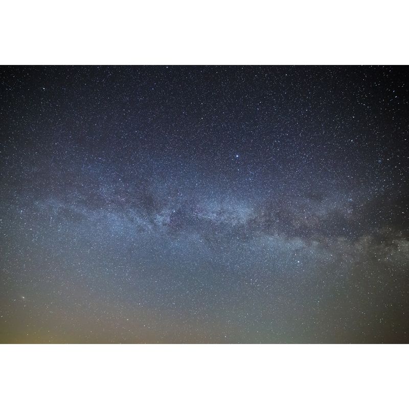 Grey-Blue Milky Way Mural Wallpaper Stain Resistant Modernist Bedroom Wall Decor