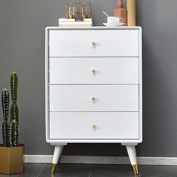 Vertical Wooden Lingerie Chest Modern Bedroom Storage Chest with 4 / 5 Drawers