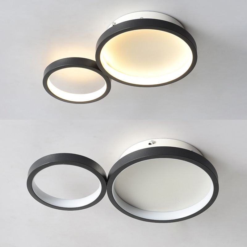 Modern Flush Mount Ceiling Light Aluminum LED Ceiling Light for Living Room