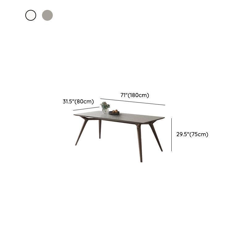 Modern Style Furniture Rectangle Stone Dining Room Table for Kitchen