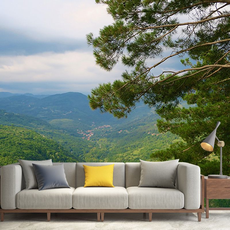 Wallpaper Contemporary Photography Forest Wall Mural Bathroom Wall Covering