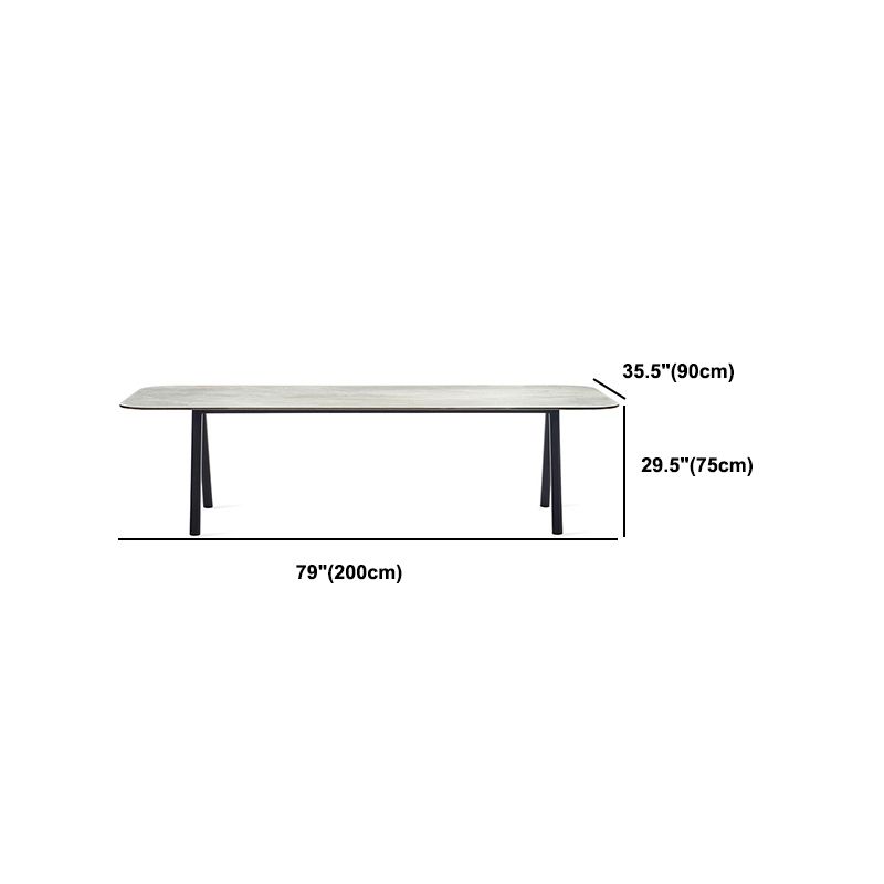 Boho Stone Dining Set 1/5/7 Piece Rectangular Dining Table Set for Outdoor