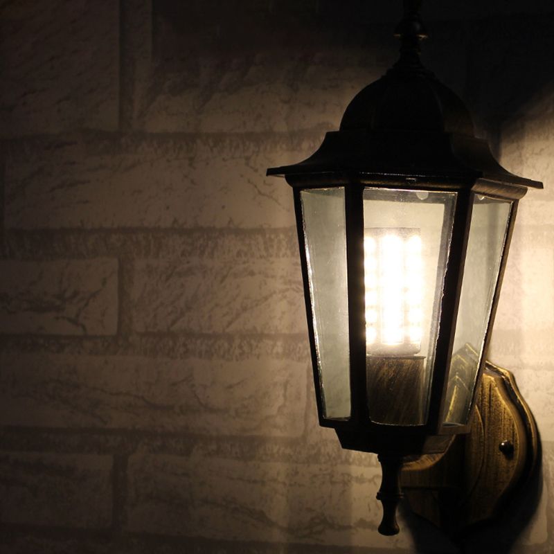 Metal Geometric Wall Light Sconces Industrial 1 Light Wall Mounted Lamp