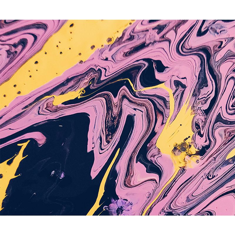 Mildew Resistant Contemporary Abstract Wall Mural Wallpaper for Bedroom