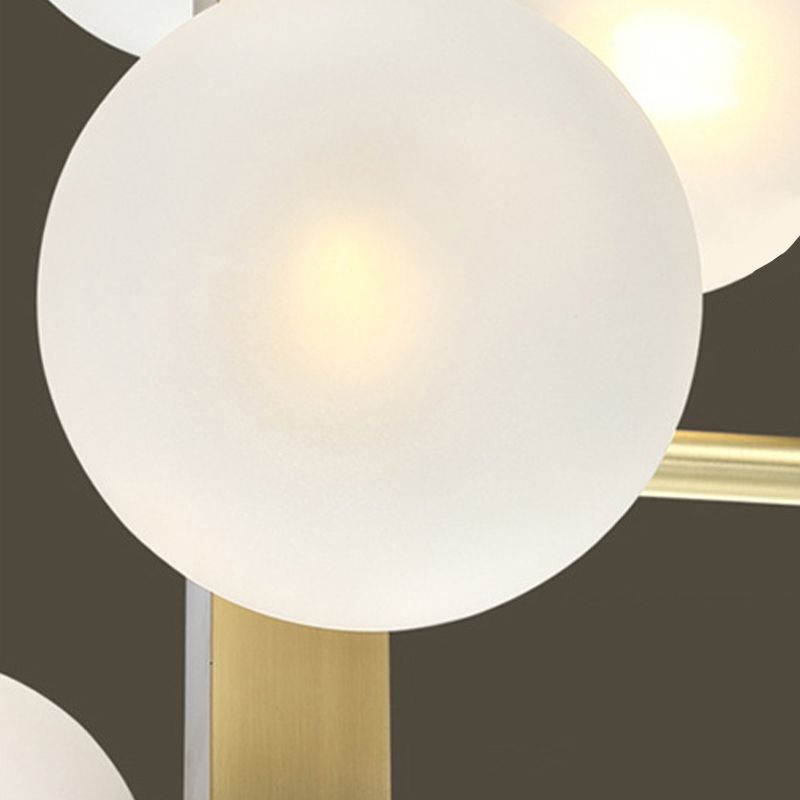 Simplicity Linear Hanging Pendant Lights Glass Pendant Light Fixtures in Gold