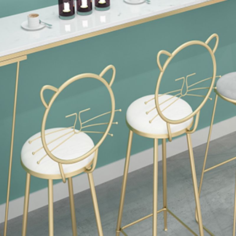 Glam 1/3/4/7 Pieces Bar Table Set Rectangle Stone Counter Table with High Stools