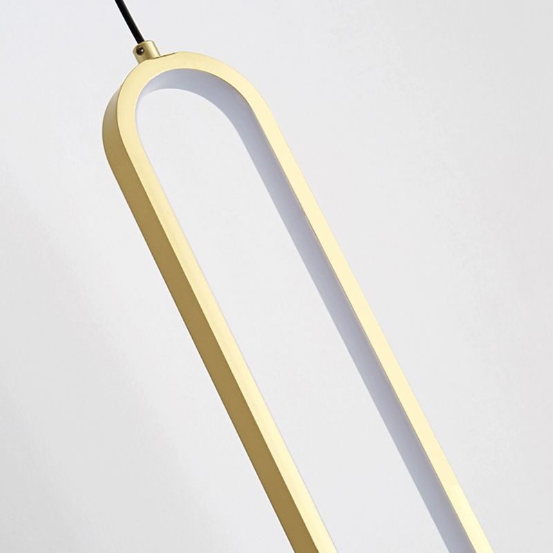 Contemporary Pendant Lighting Fixtures Geometric Metal Suspension Pendant