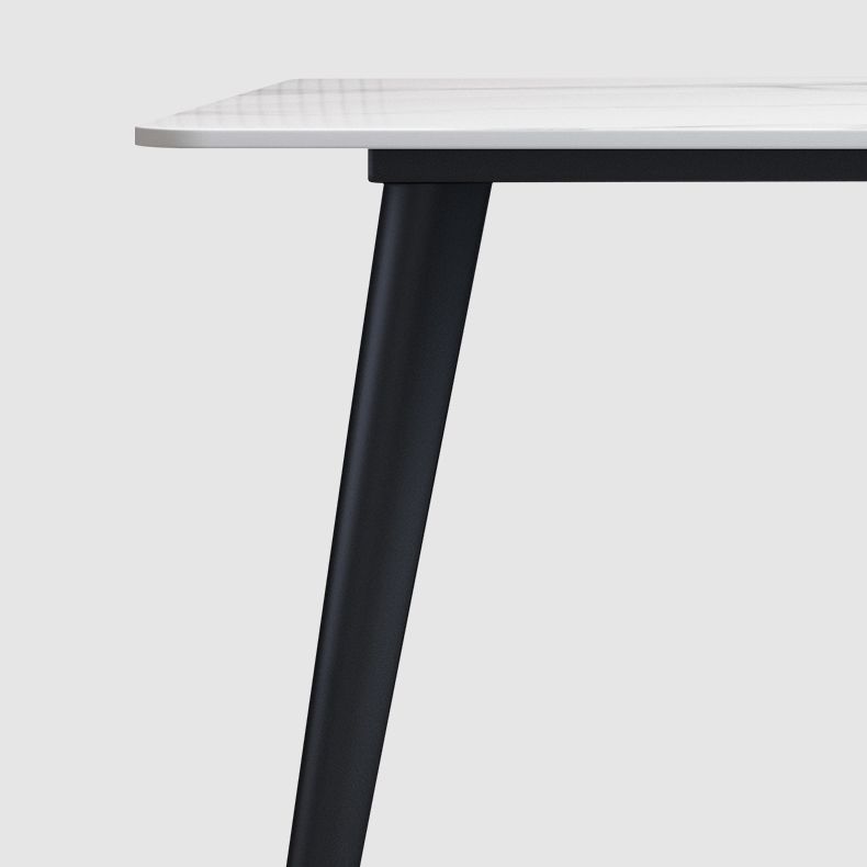 Minimalist 1/4/5/7 Pieces Dining Room Chair Set Sintered Stone Dining Table with Chairs