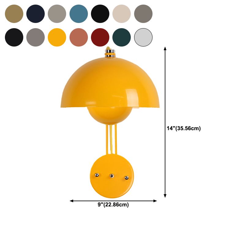 Macaron Style Wall Mount Light 1-Light Wall Lamp for Living Room