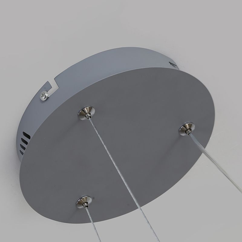 Modern Dining Room Lighting Twisted Turned Lighting Fishersts con ombra acrilica