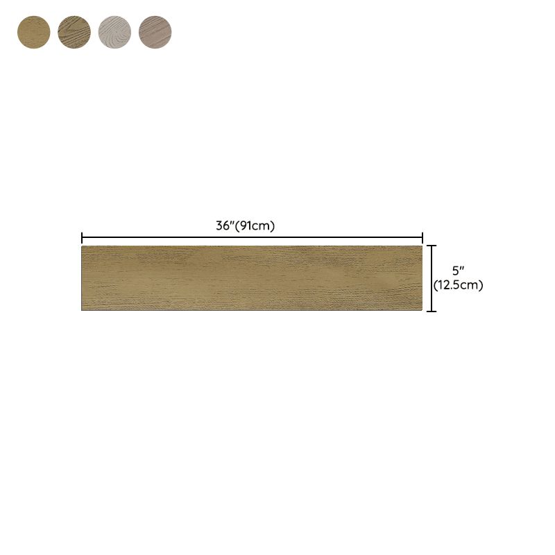 Contemporary Wood Tile Smooth Rectangle Teak Wood for Living Room