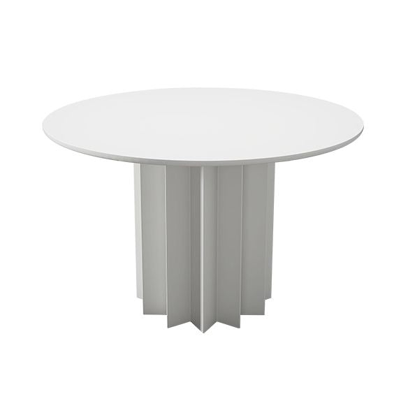 Moderner Standard-Küchen-Esstisch, runder Holz-Esstisch mit Sockel