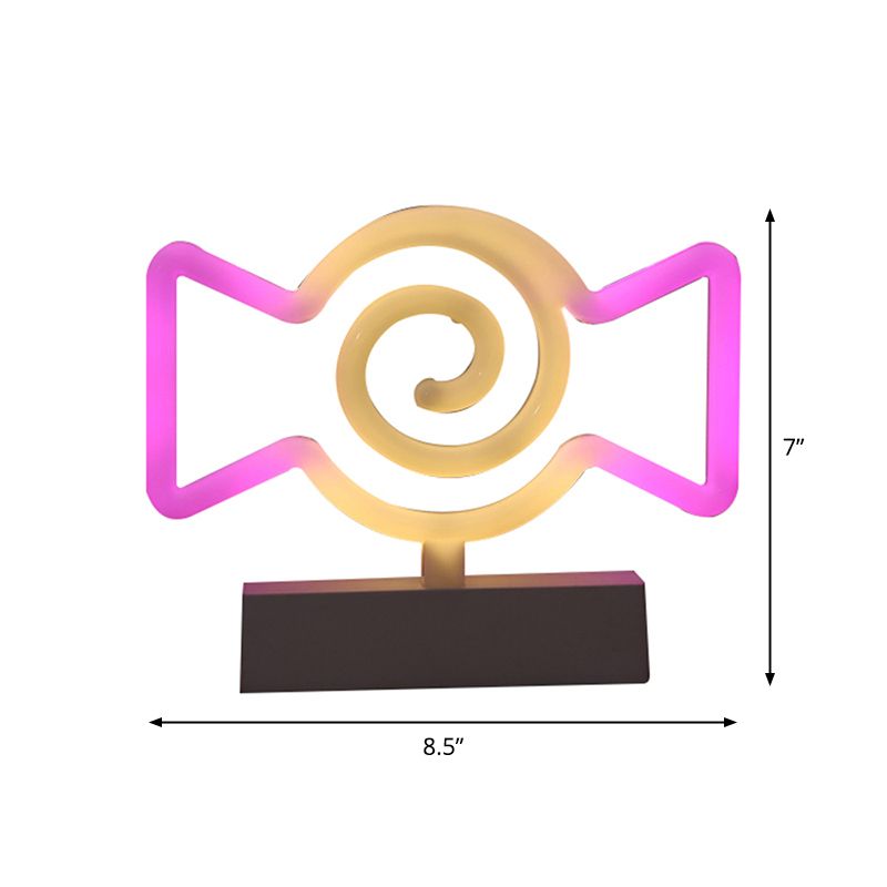 Lumo da tavolo da notte geometrico in plastica moderna LAMPAGNO NOVE BIANCO PER CAMERA PER CAMERA