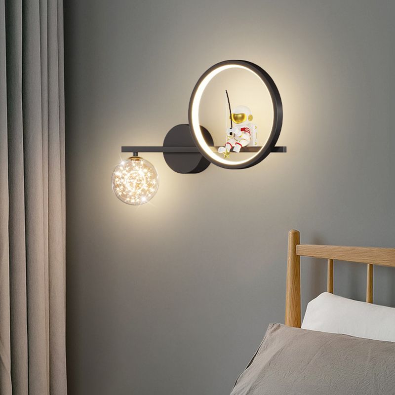 Contemporary Astronaut Wall Light Household Wall Lighting Fixture for Living Room