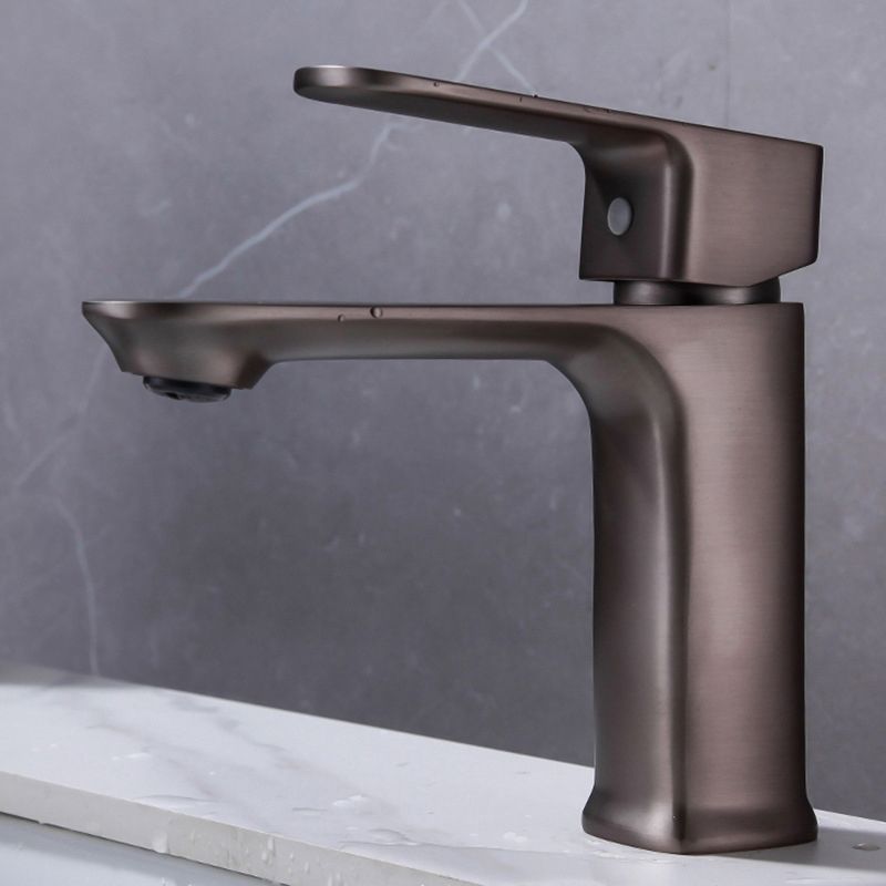 Modern Sink Faucet Pure Color Copper Vessel Sink Faucet for Bathroom