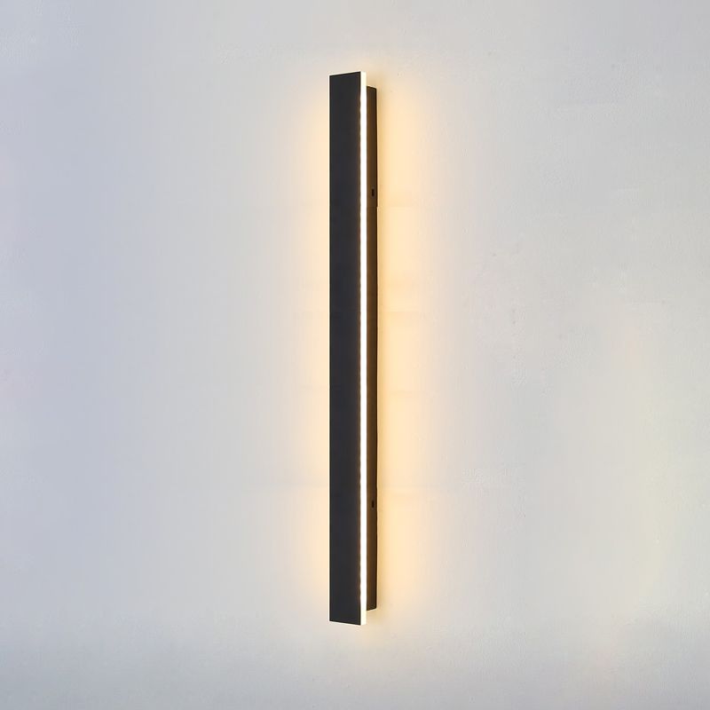 Forma lineal Luz de pared de metal Estilo moderno 1 Luz de luz de pared de luz