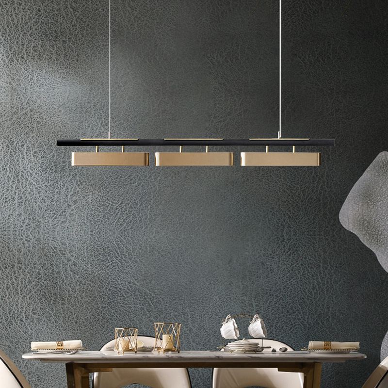 Modern Style LED Stainless Steel Hanging Light Fixture Dining Room Pendant Light