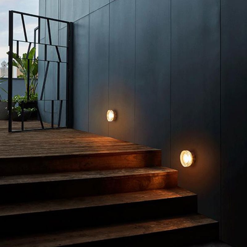 Contemporary 1 - Light Bath Sconce Metal and Acrylic Bathroom Vanity Lighting