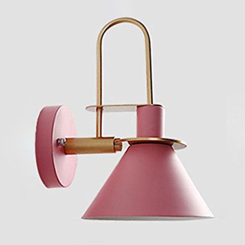 Nordic Simplicity Lights Wall Lights Metallic Gnonce Lights pour le chevet