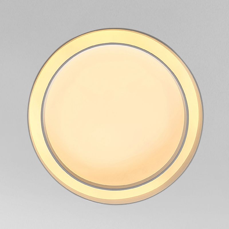 Ronde inbouw plafondlamp Moderne stijl LED metalen plafondlamp