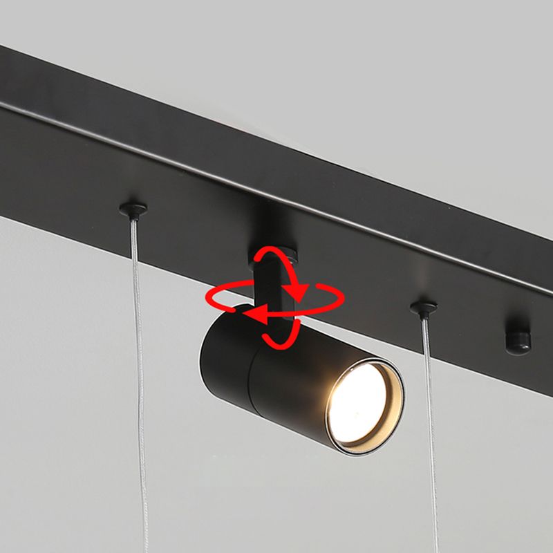 Unique Shape Island Lights Modern Style Metal Pendant Light Fixtures