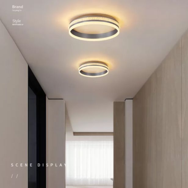 Fixation de la lumière du cercle 1 Légère Acrylique Légère Simplicité Simplicité Fixation du plafond Fixation du plafond