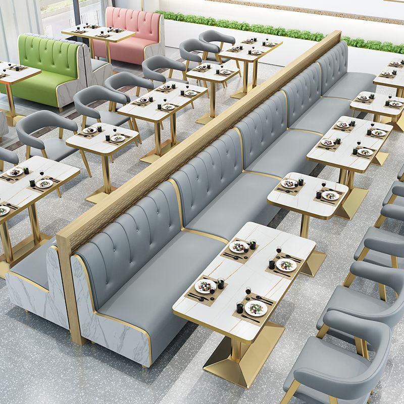 47.27"D x 25.59"W x 33.46"H Contemporary Glam 2-seat Sofa for Restaurant