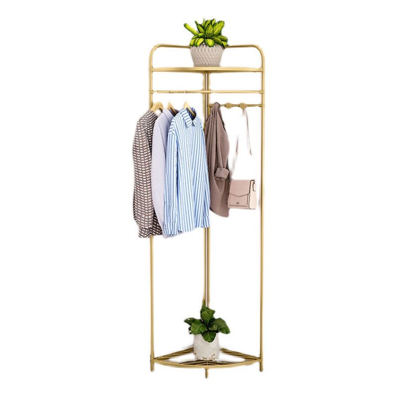 Modern Hall Tree Hooks Coat Hanger Storage Shleves Coat Hanger