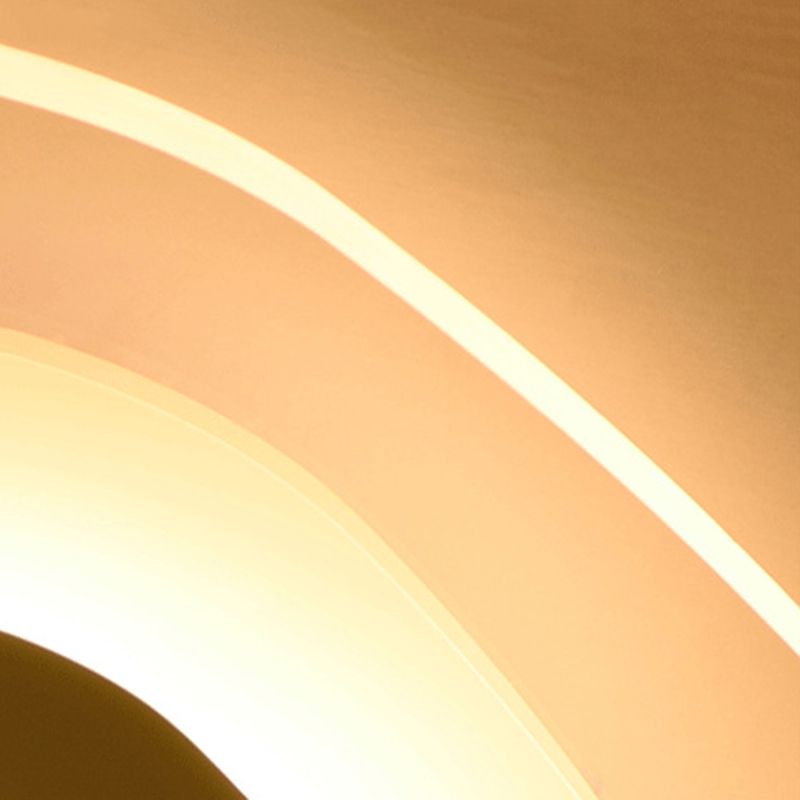 Geometrical Acrylic Led Flush Mount Ceiling Lamp Fixtures Modern Style 1-Light Flush Light