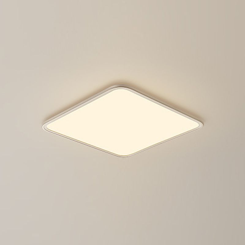 Plafoniera da incasso a LED Simplicity con montaggio a soffitto in metallo per soggiorno