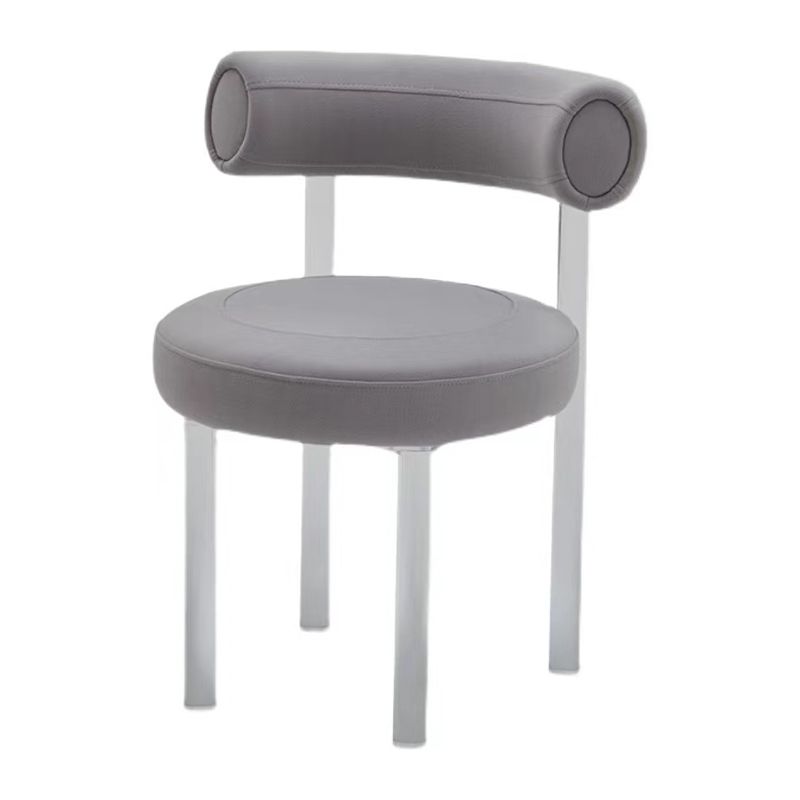 Contemporary Upholstered and Acrylic Dining Side Chair for Kitchen