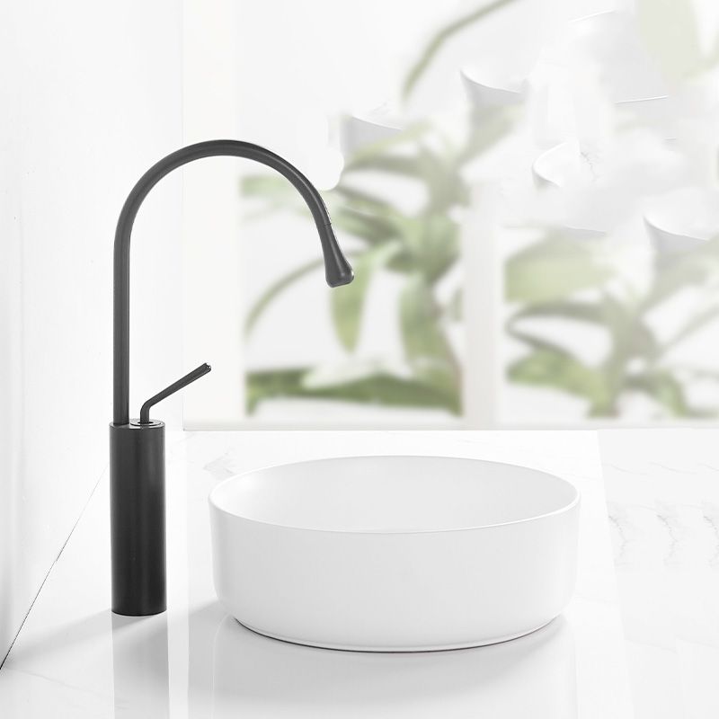 Modern Round Wash Stand Ceramic Table Installation Bathroom Sink