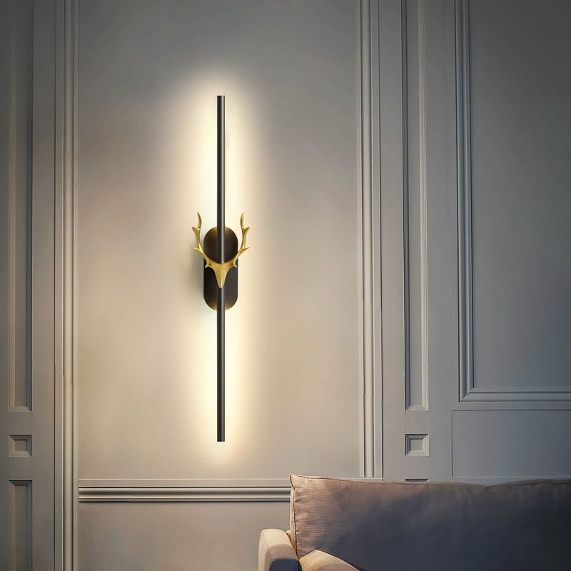 Nordic Wall Light Fixture Simple Linear LED Wall Light Sconce for Bedroom