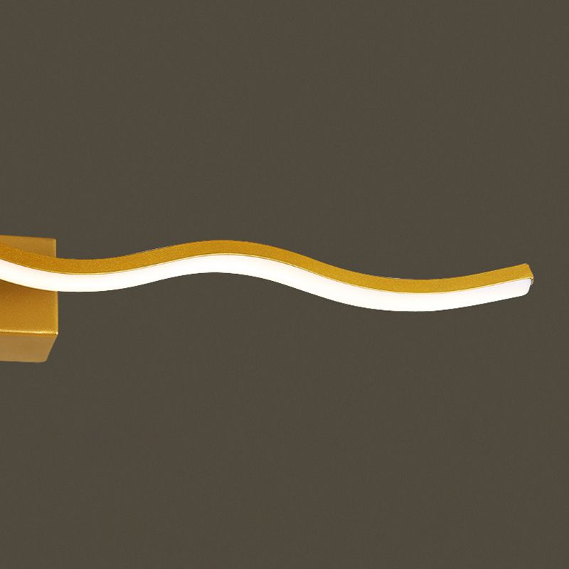 Semplicità contemporanea ondeggiando lampadaria vanità apparecchi di illuminazione acrilica per il bagno