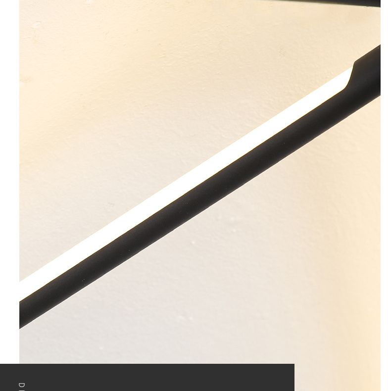 Lámpara de techo LED de estilo moderno, sombra acrílica, tira larga, línea minimalista, luz para sala de estar