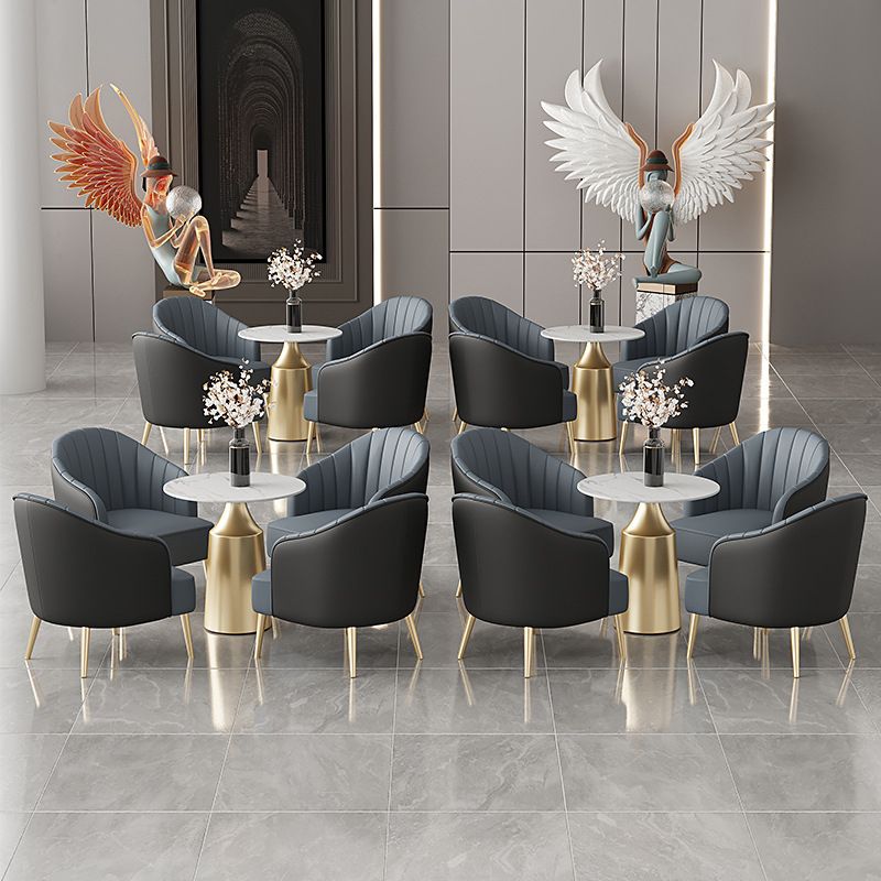 Glam 1/3/5 Pieces Dining Room Set Sintered Stone Dining Table