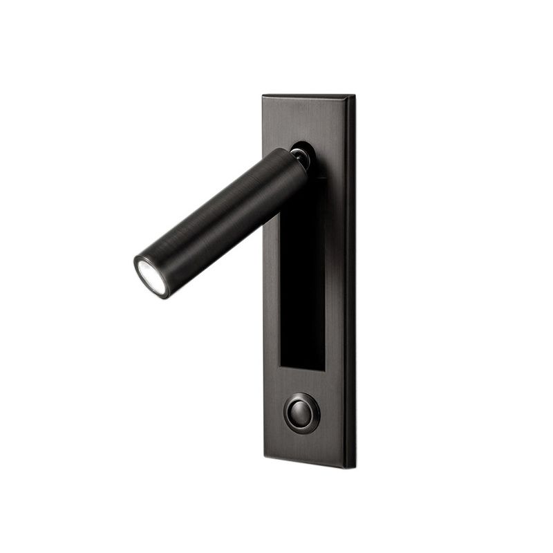 Semplicità contemporanea luce regolabile a parete luce con ombra acrilica per camera da letto